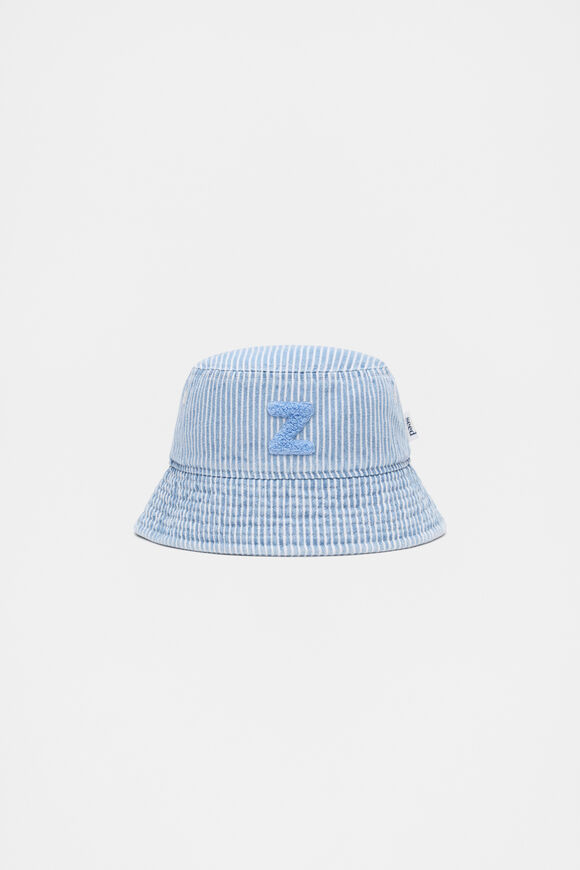 Blue Mini Initial Bucket Hat  Z  hi-res