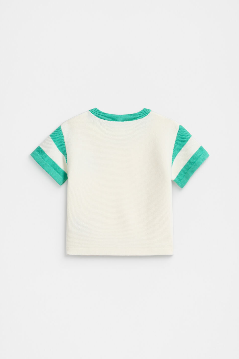 Logo Knit Tee  Classic Cream