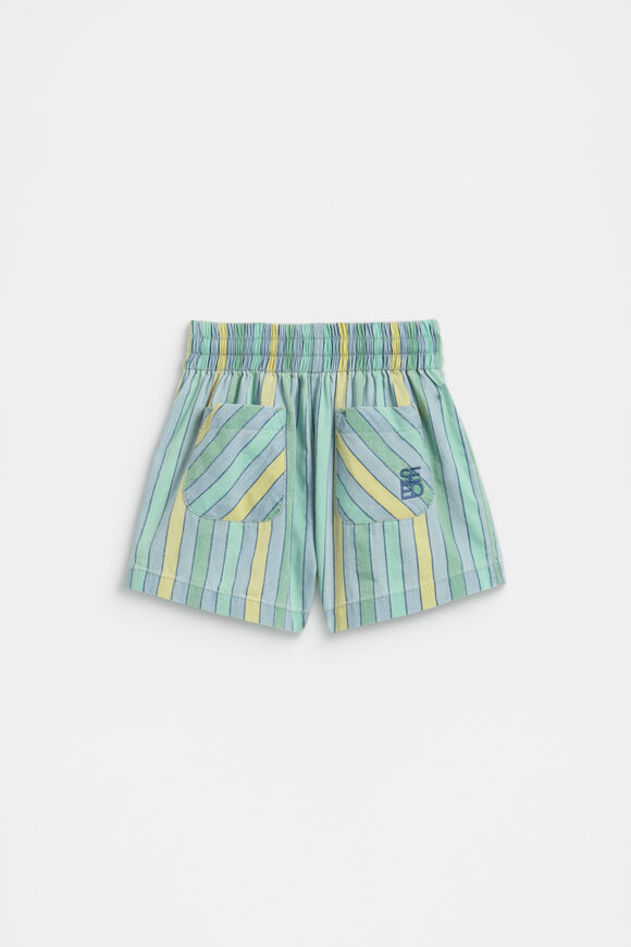 Chambray Stripe Short  Multi  hi-res