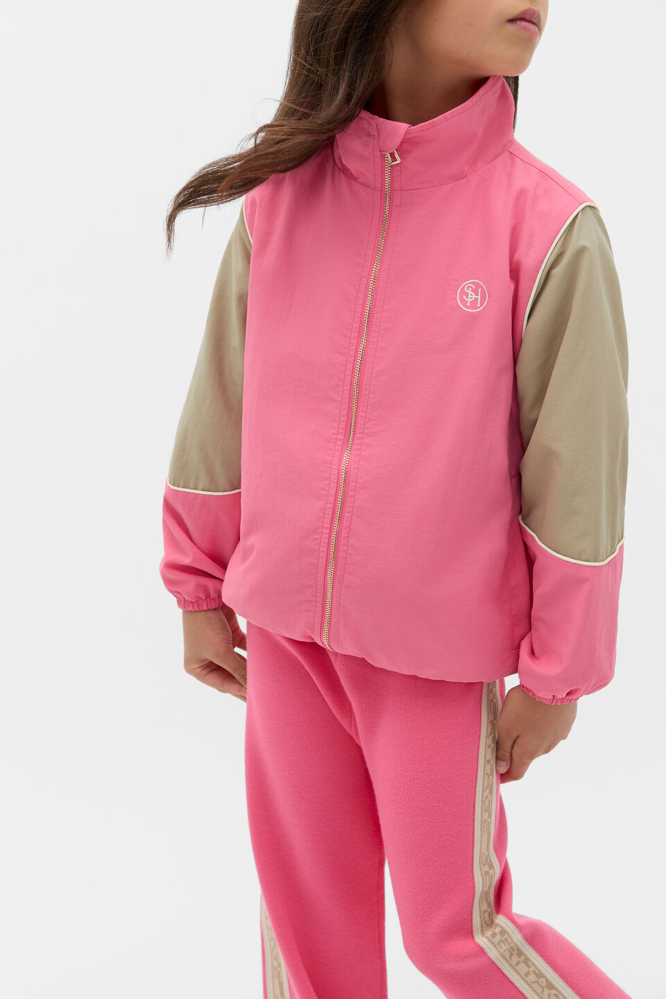 MD Colourblock Spray Jacket  Bubblegum Pink