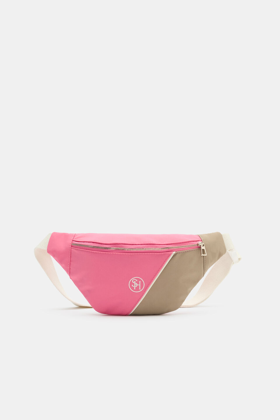 MD Retro Colourblock Bumbag  Bubblegum Pink