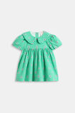 Check Flower Dress  Light Evergreen  hi-res