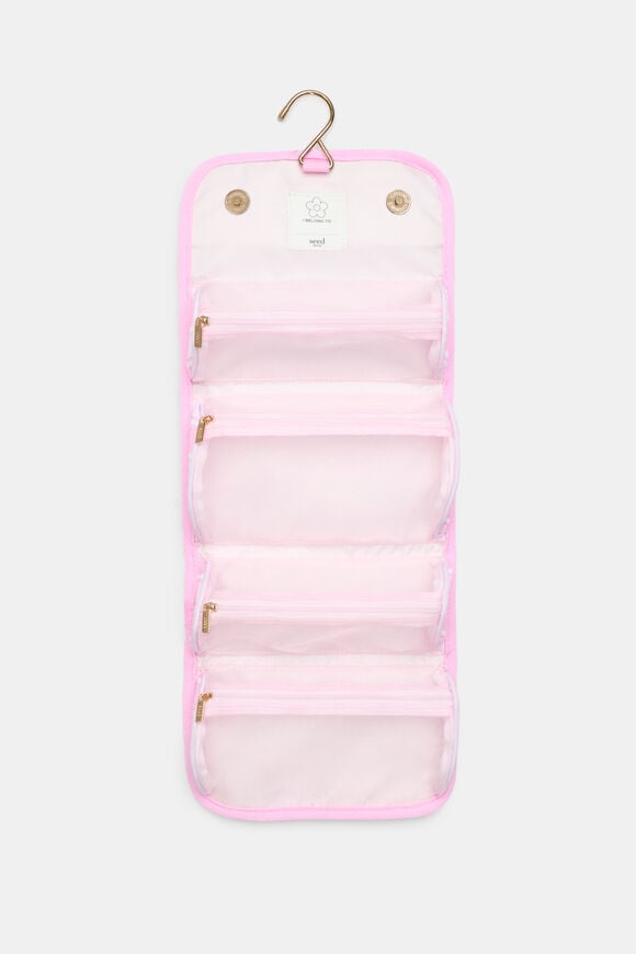 Stripe Cos Bag  Pink Multi  hi-res