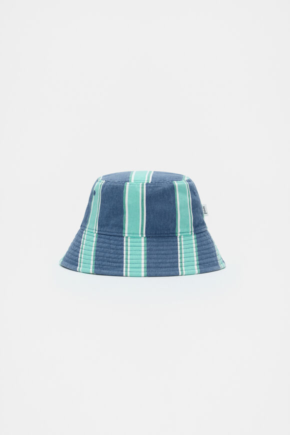 Wide Stripe Bucket Hat  Multi  hi-res