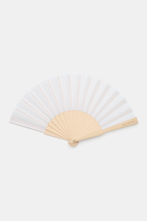 Seed Hand Fan  Cream  hi-res