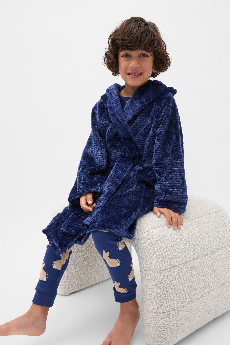 Lounge Robe  French Navy