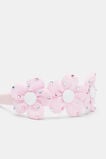 Flower Heart Gem Headband  Multi  hi-res