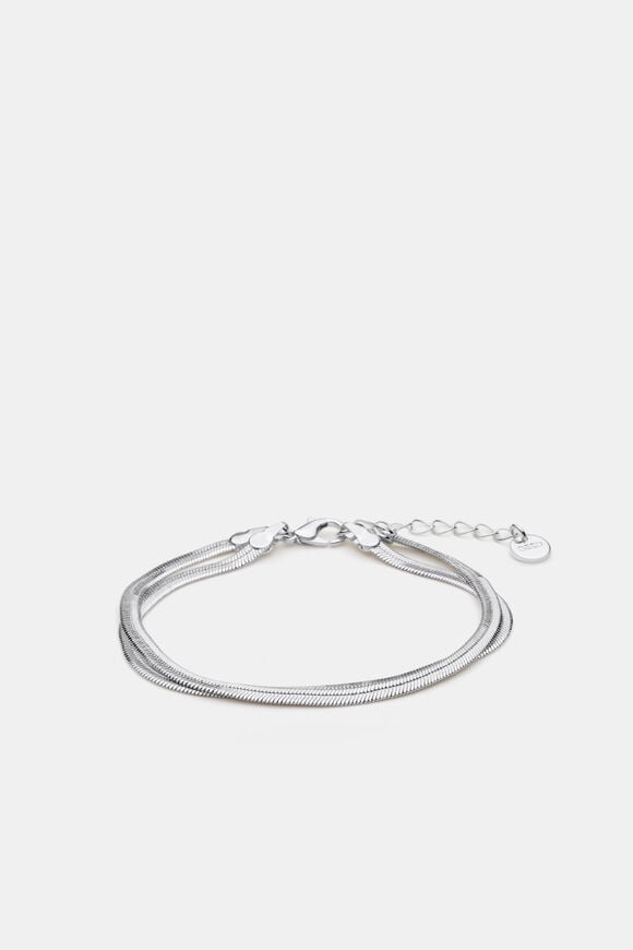 Double Layer Bracelet  Silver  hi-res
