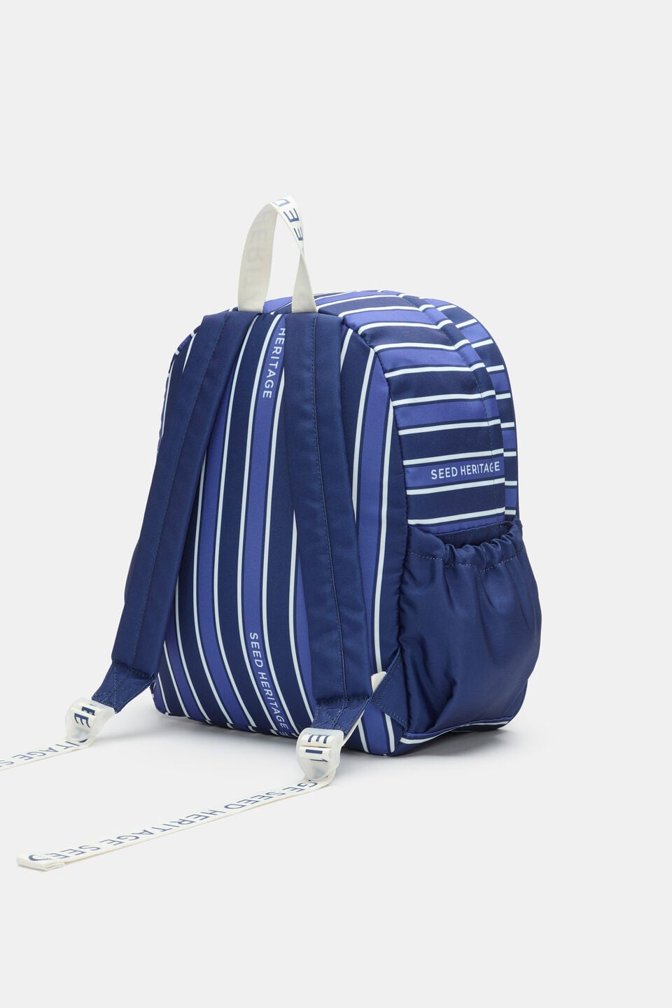 Stripe Backpack  Blue Multi