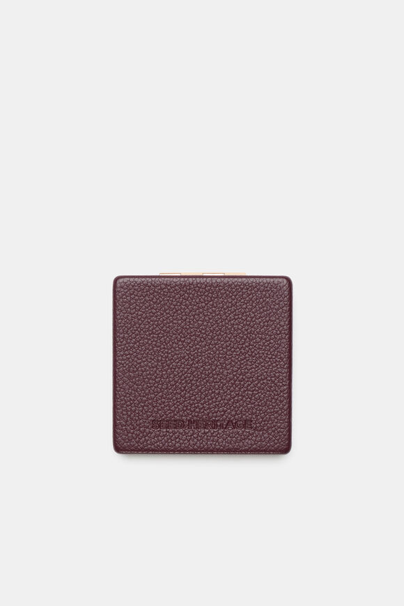 Compact Mirror  Plum Red  hi-res