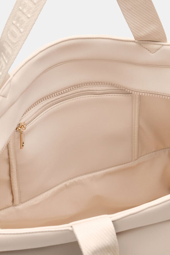 Seed Overnight Tech Tote  Ecru  hi-res