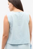 Chambray Boat Neck Shell Top  Chambray  hi-res