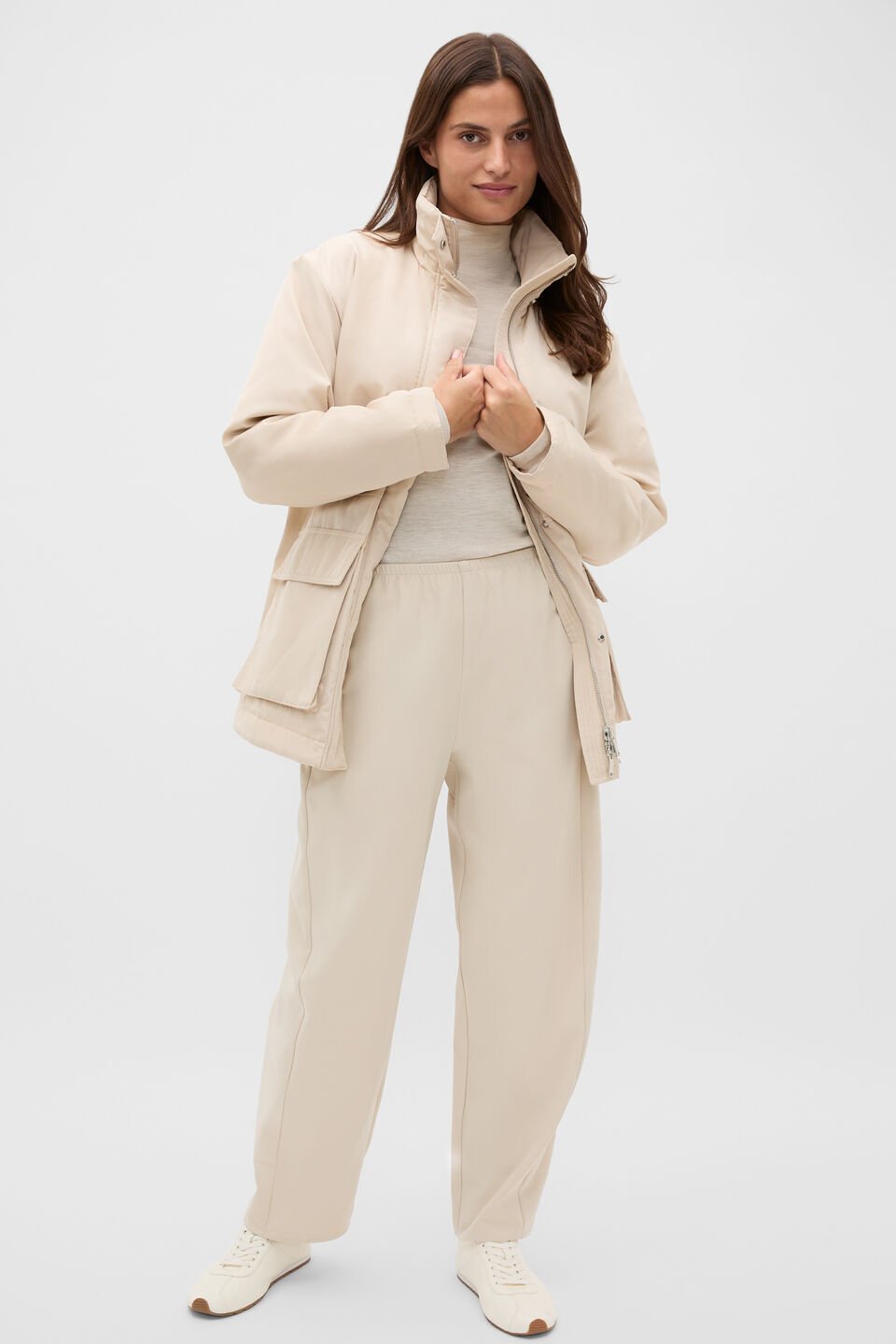 Easy Barrel Leg Pant  Vanilla Cream