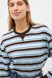 Slouchy Long Sleeve Striped Top  Soft Blue Stripe  hi-res