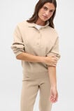 Double Knit Collared Sweater  Sandstone Marle  hi-res
