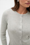 Pointelle Long Sleeve Top    hi-res