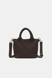 Woven Textured Crossbody Bag  Coffee Bean  hi-res