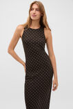 Spot Print Dress  Coffee Bean Spot  hi-res