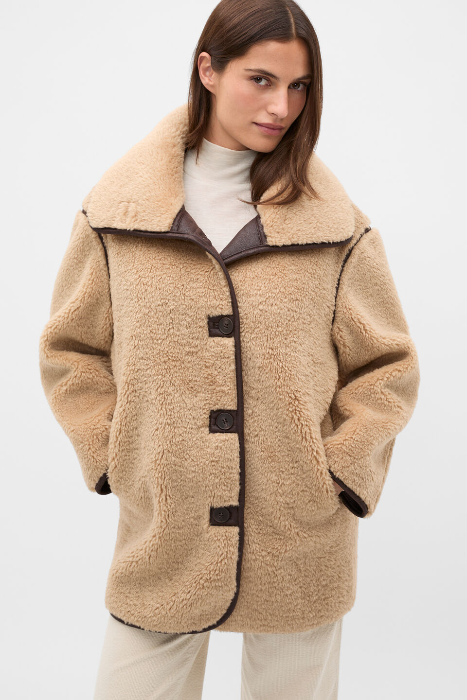 Teddy Jacket  Sandstone