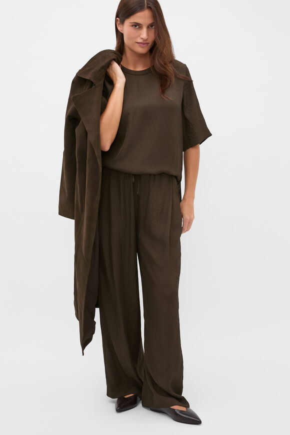 Clem Pointed Ballet Flat  Coffee Bean Snake Print  hi-res