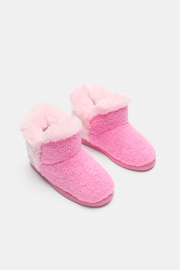 Colourblock House Boot  Candy Pink Multi  hi-res