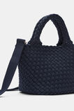 Woven Textured Crossbody Bag  Twilight Blue  hi-res