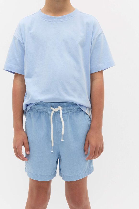 Core Logo Short  Chambray  hi-res