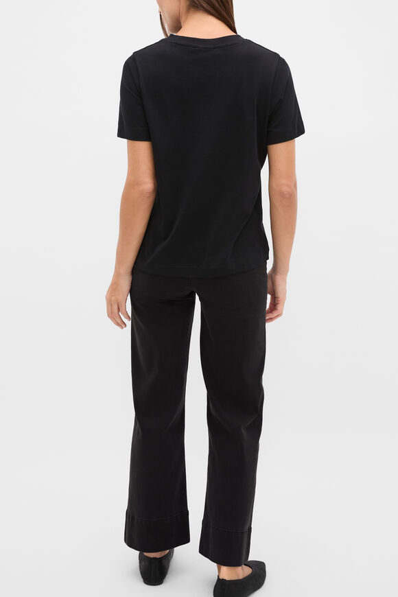 Core Neat Tee  Black  hi-res