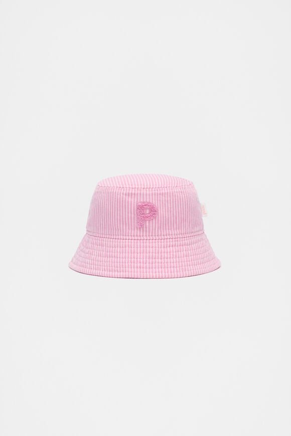 Pink Mini Initial Bucket Hat  P  hi-res