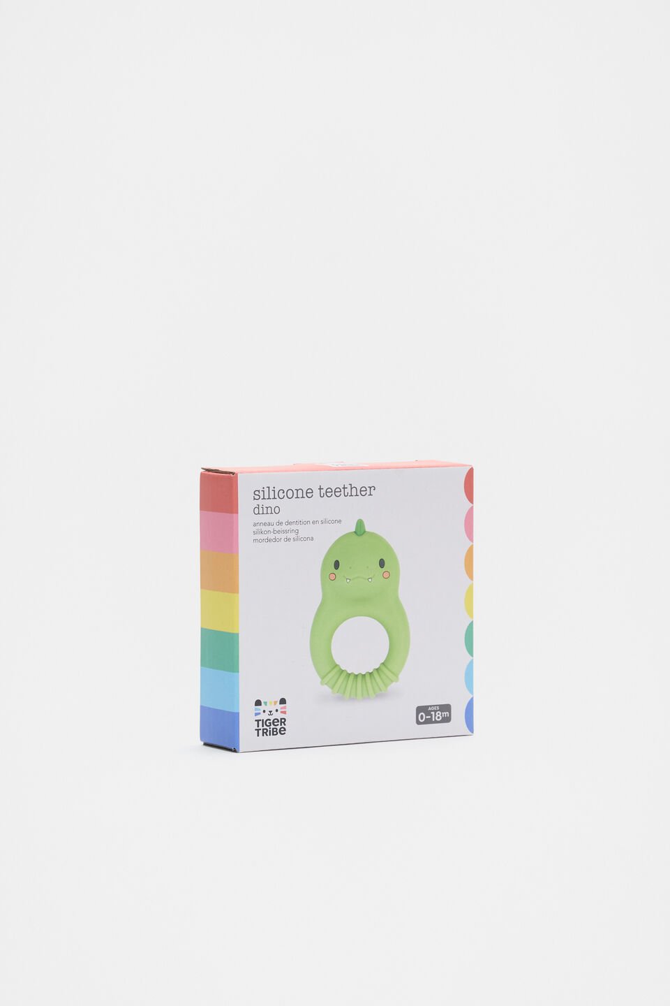 Dino Silicone Teether  Green