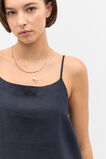 Linen Scoop Cami  Twilight Blue  hi-res