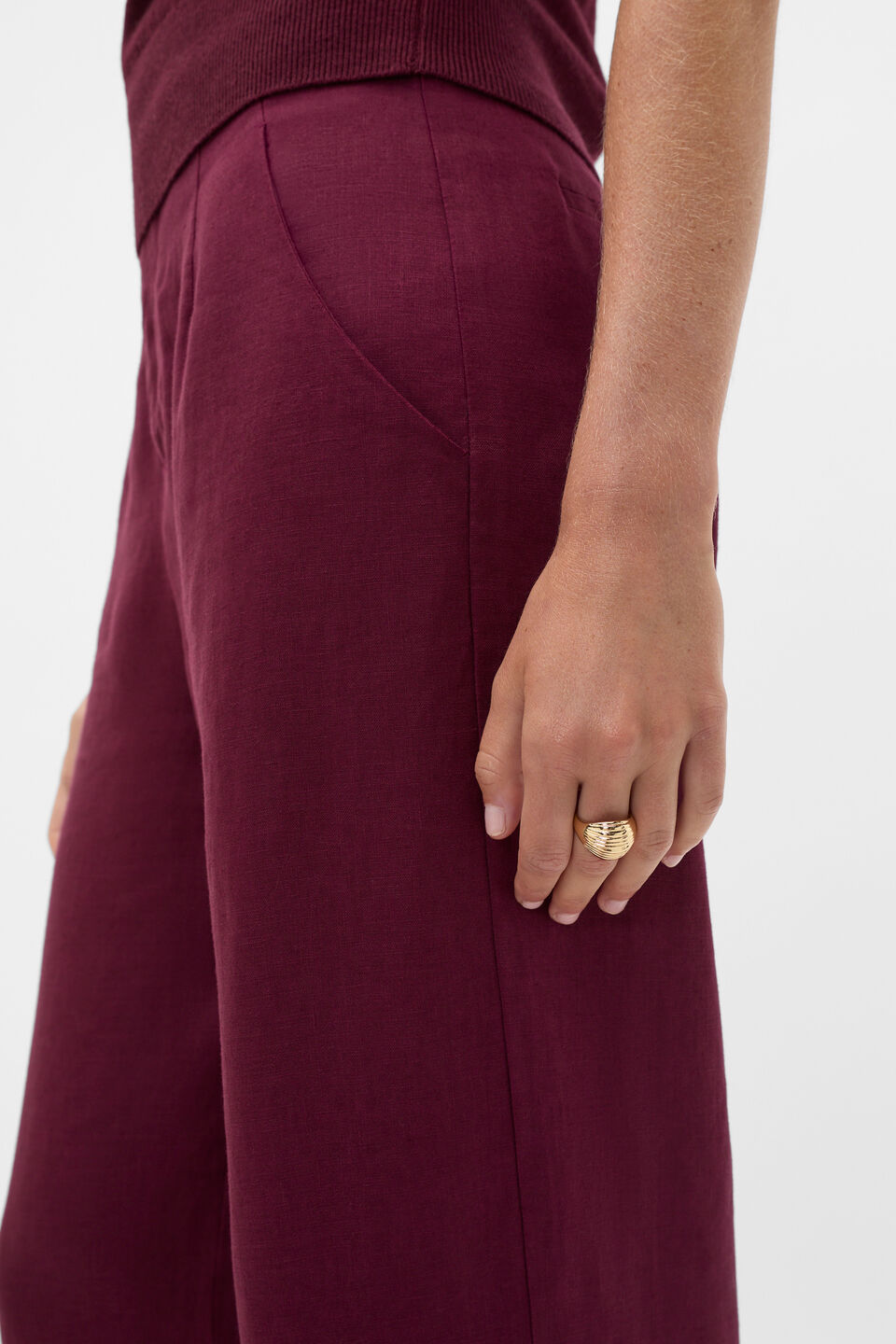 Fluted Ring  Gold