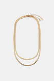 Double Layer Necklace  Gold  hi-res