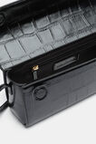 Croc Shoulder Bag  Black Croc  hi-res