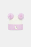 Mini Glitter Initial Beanie  L  hi-res
