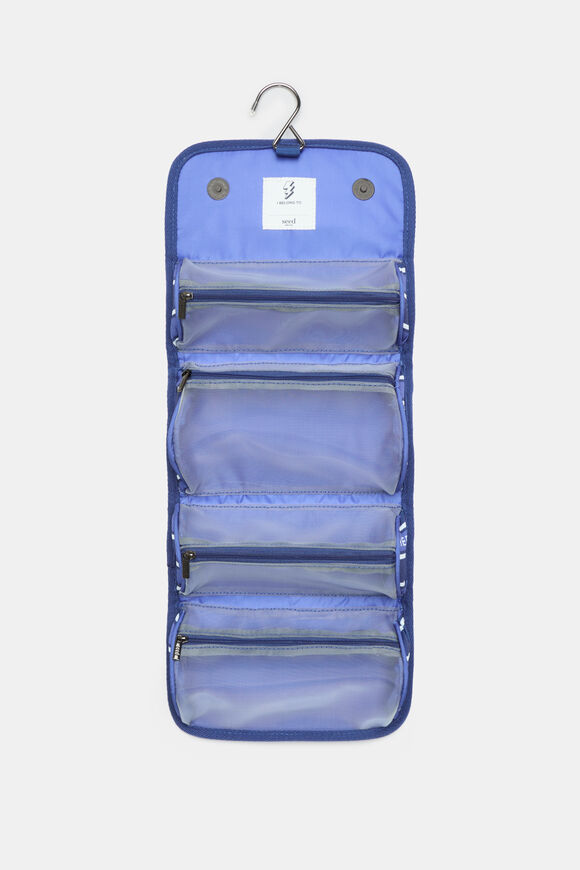 Stripe Cos Bag  Blue Multi  hi-res