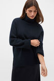 Australian Merino Oversized Roll Neck  Twilight Blue  hi-res