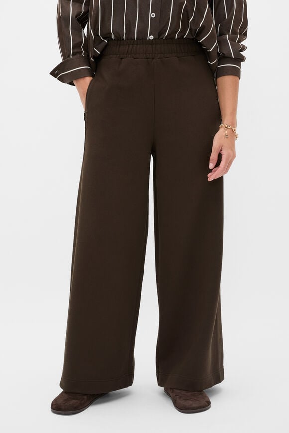 Terry Straight Leg Trackpant  Coffee Bean  hi-res