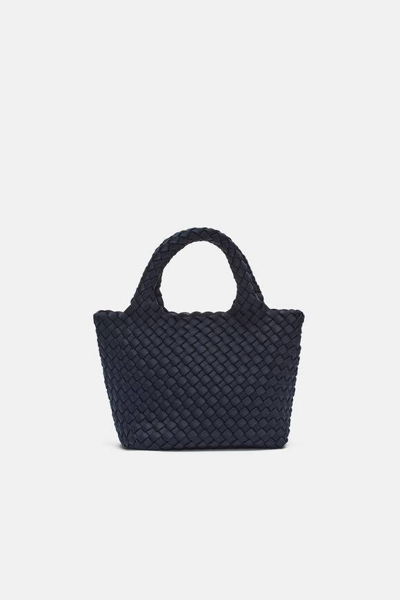 Woven Textured Crossbody Bag  Twilight Blue  hi-res