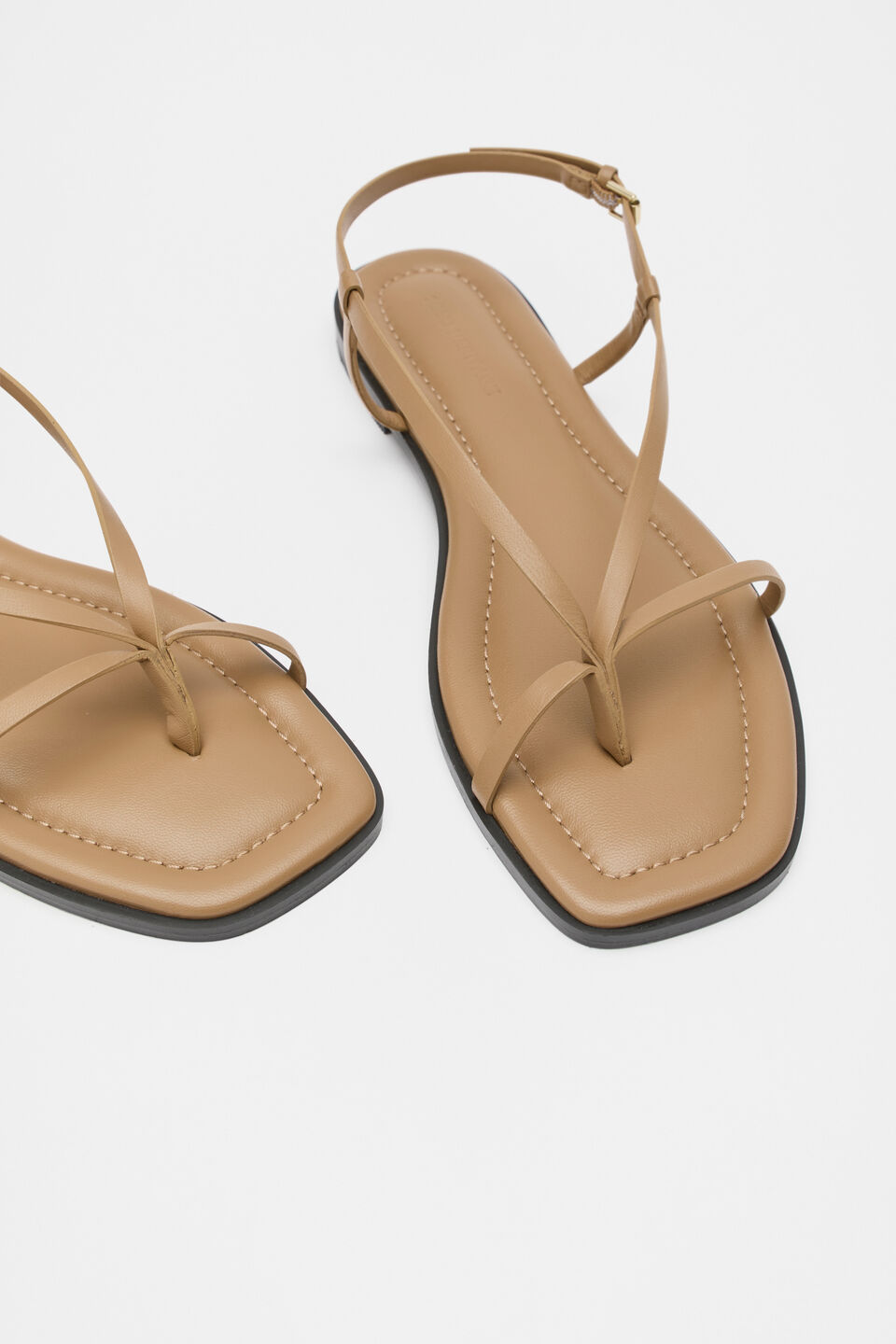 Chiara Flat Sandal  Caramel