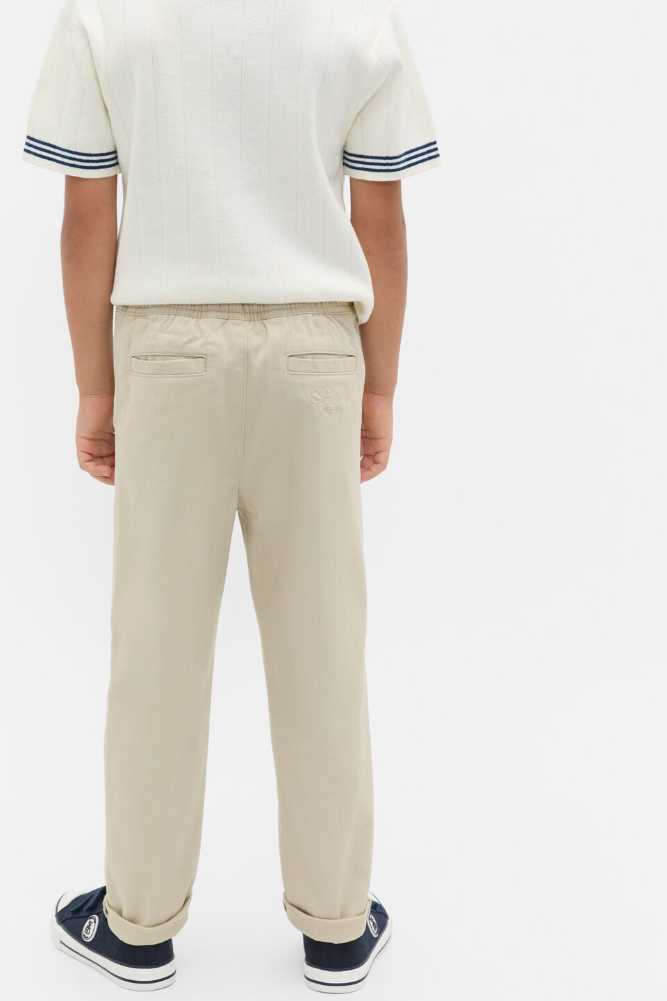 Core Logo Chino  Cool Stone
