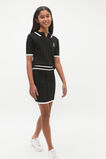 Rib Knit Skirt  Black  hi-res