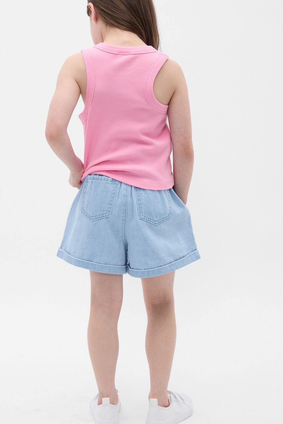 Core Logo Rib Tank  Candy Pink