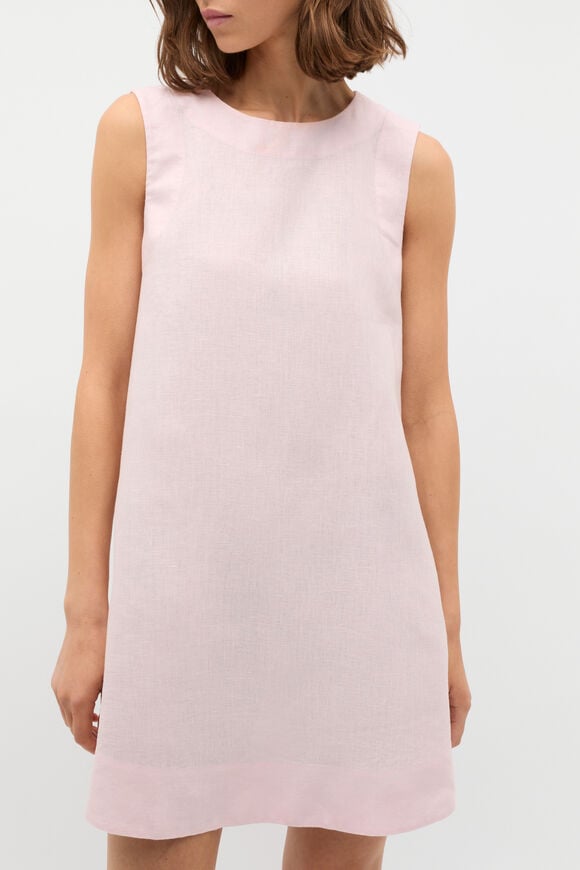 Linen A Line Mini Dress  Primrose  hi-res