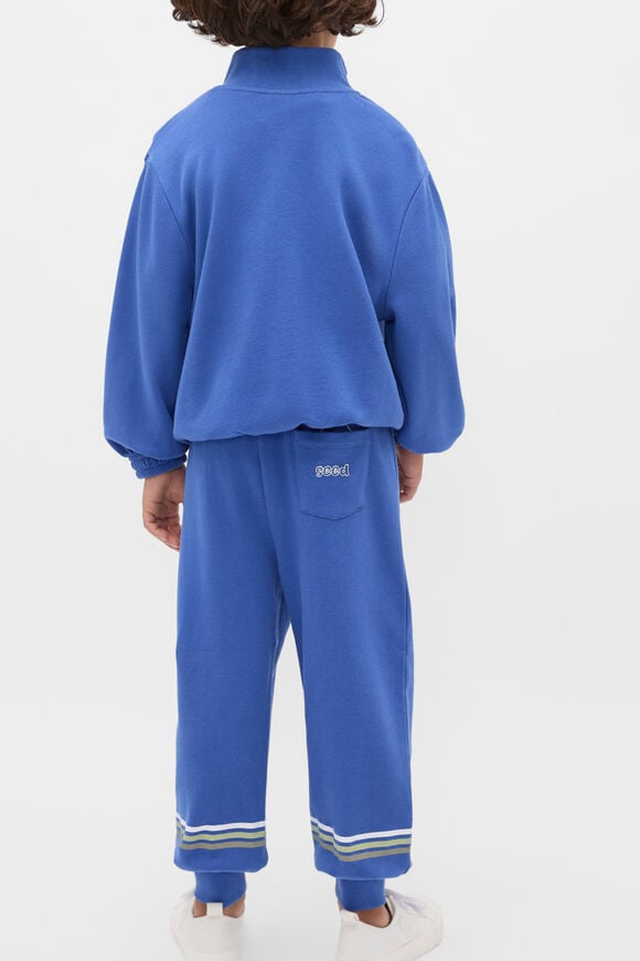 Bunny Zip Through Sweat  Mid Blue  hi-res