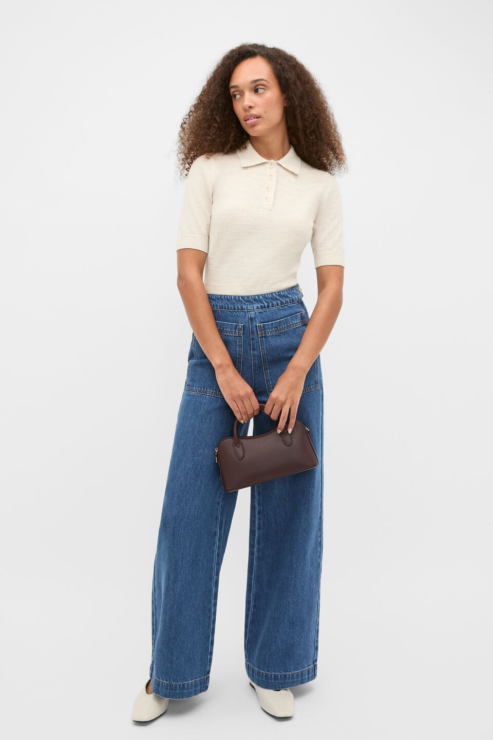 Patch Pocket Cotton Jean  Heritage Wash