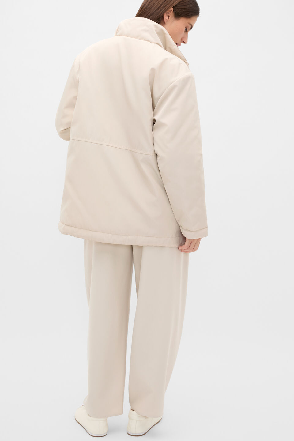 Reversible Puffer Jacket  Vanilla Cream