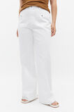 Denim Pocket Jean  White  hi-res