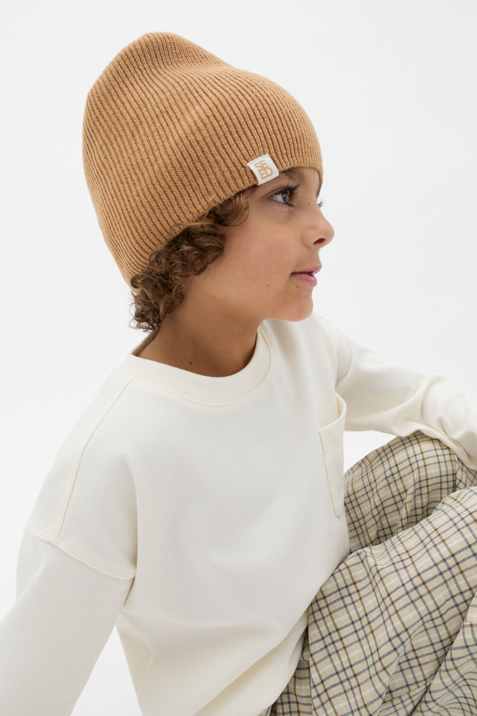 Basic Rib Beanie  Autumn Leaf