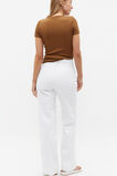 Denim Pocket Jean  White  hi-res